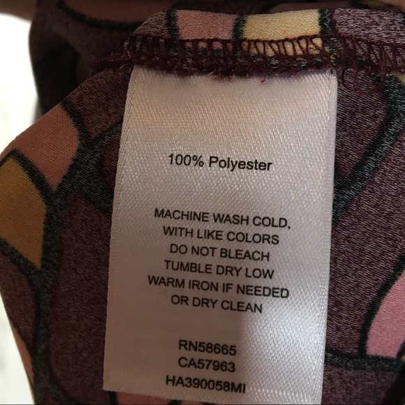 Halogen Tie Front Dress Square Burgundy Bow M NWT - Picture 5 of 5